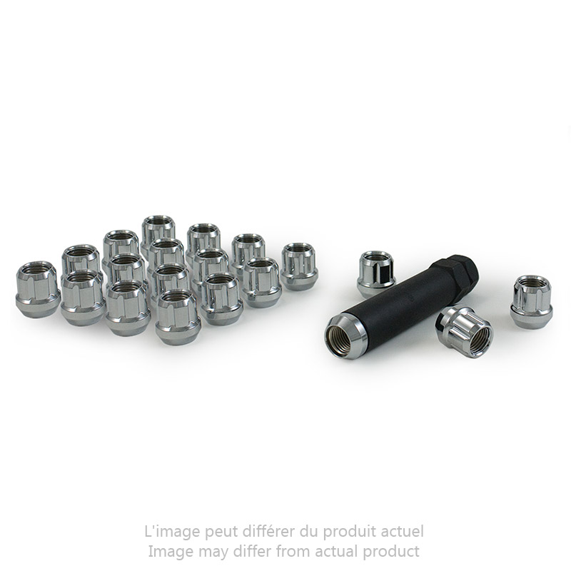 Gorilla | Lug Nuts (20) - Acorn Open End - Chrome - 12MM X 1.25