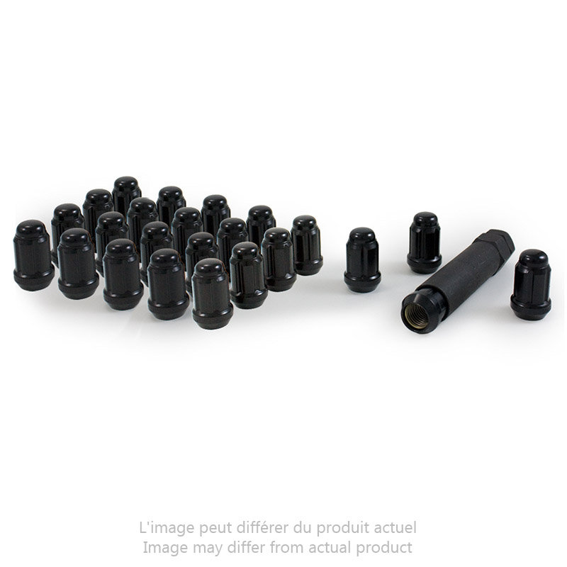 Gorilla | Lug Nuts (24) - Acorn - Black - 12MM X 1.50