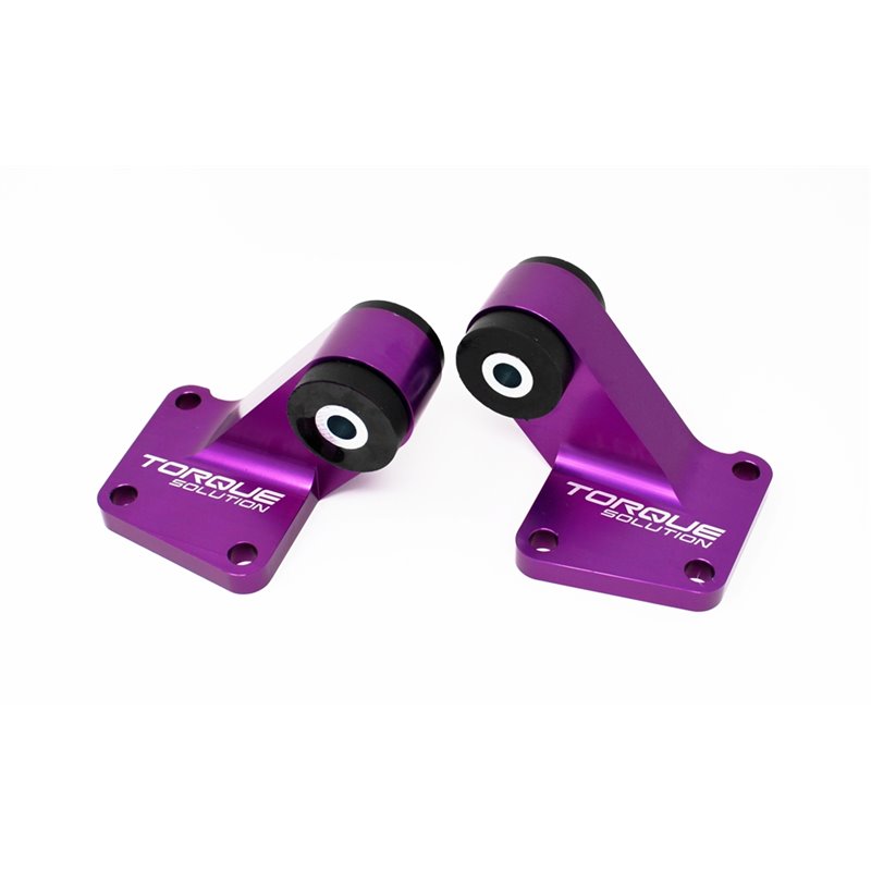 Torque Solution | Billet Rear Differential Mounts (Purple) - Lancer Evolution VIII / IX 2003-2006 Torque Solution Mount