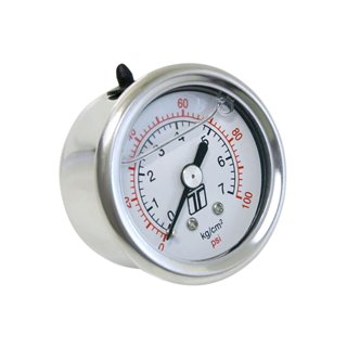Turbosmart | FPR Gauge 0-100psi Liquid Fill Turbosmart Gauges