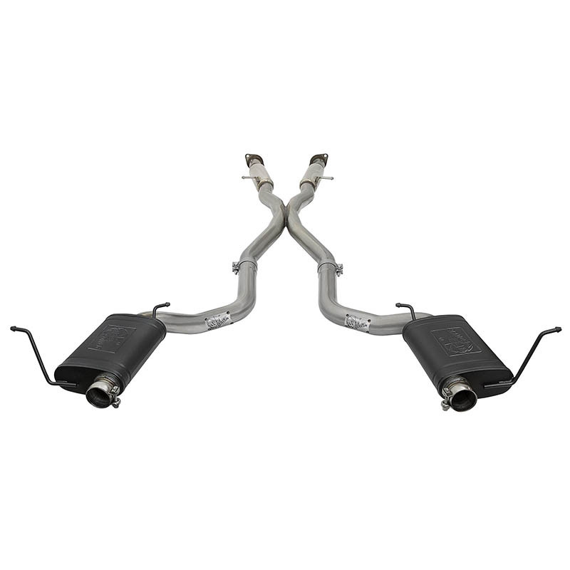 aFe Power | MACH Force-Xp 3 IN 304 Stainless Steel Cat-Back Exhaust System w/Resonator - Grand Cherokee 6.2L / 6.4L 2012-2021...