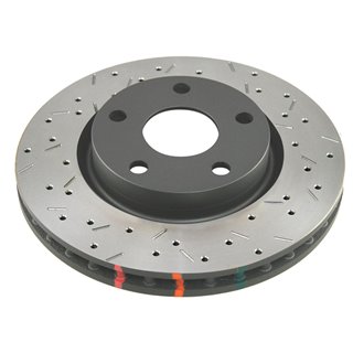 DBA | 4000 Series Drilled/Slotted Rotor BLK - Avant - CTS / V / Camaro ZL1 6.2L 2009-2015
