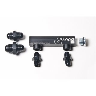 Radium | MANIFOLD, 4-PORT, UNIVERSAL Radium Engine Components