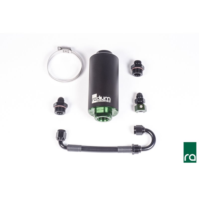 Radium | FUEL FILTER KIT, STAINLESS, 10 MICRON - 911 Turbo 3.6T 1998-2004