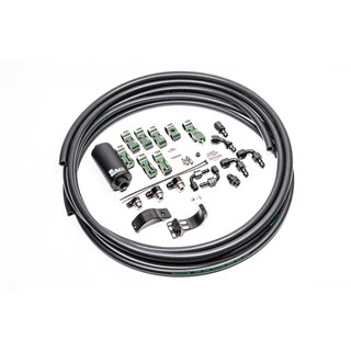 Radium | FUEL HANGER PLUMBING KIT, LATE NISSAN, STAINLESS FILTER
