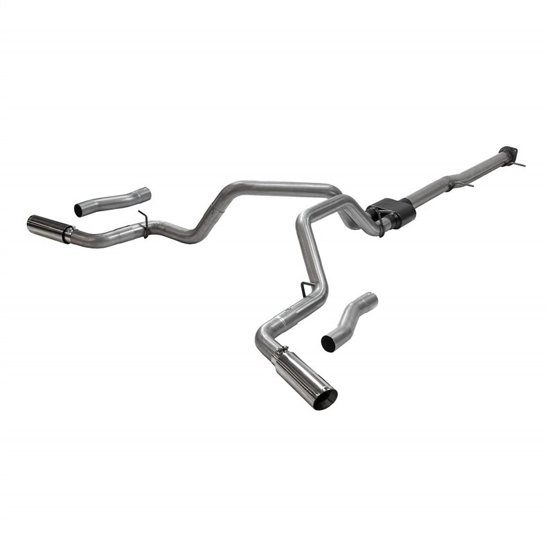 Flowmaster | Outlaw Series Cat Back Exhaust System - Silverado / Sierra 2500 HD / 3500 HD 6.6L 2020-2022 Flowmaster Cat-Back ...