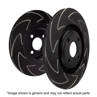 EBC Brakes | BSD Series Sport Rotor w/Ultra Quiet V Slot Configuration - Rear - Fiesta 1.6L 2013-2019 EBC Brakes Brake Rotors