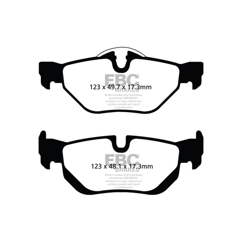 EBC Brakes | Bluestuff NDX Full Race Brake Pads - BMW 3.0L / 2.0T 2006-2015 EBC Brakes Brake Pads