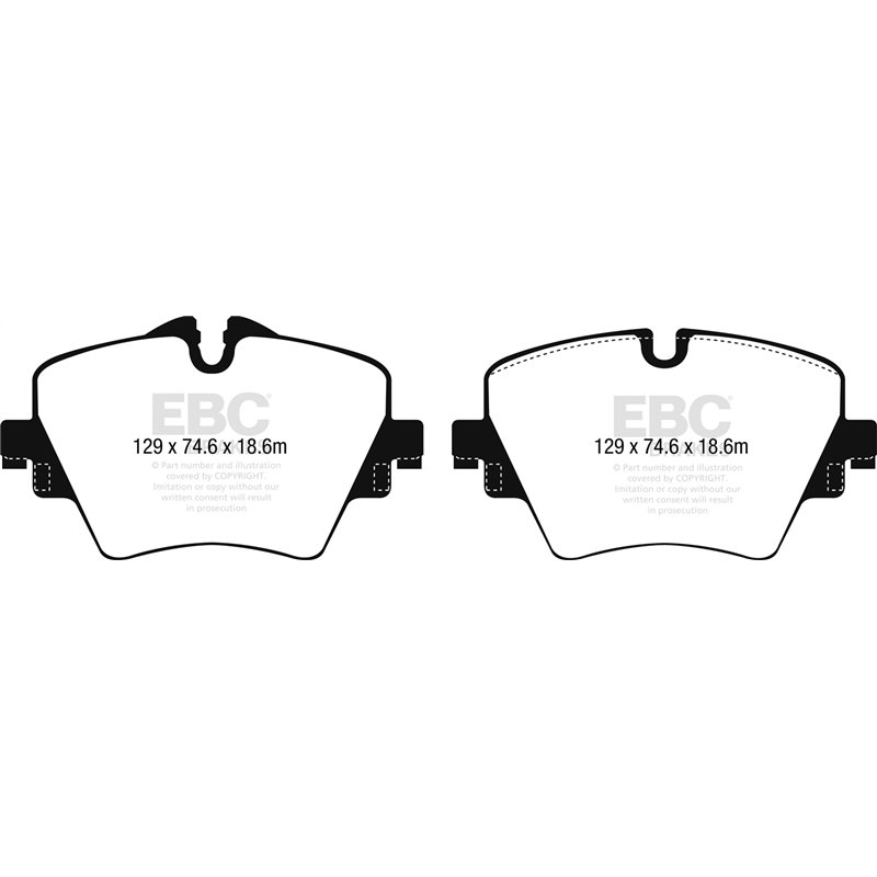 EBC Brakes | Bluestuff NDX Full Race Brake Pads - BMW / Mini / Toyota 2.0T / 1.5T 2016-2022 EBC Brakes Brake Pads
