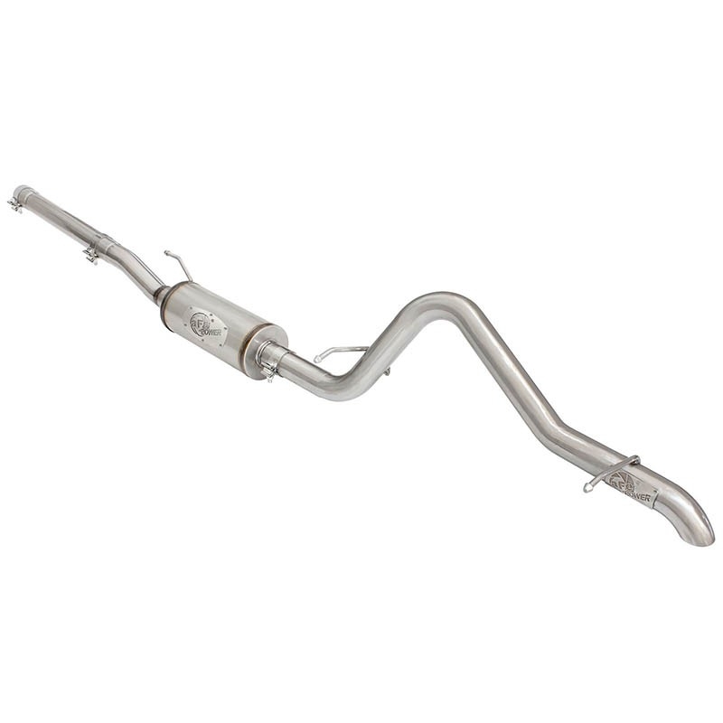 aFe Power | MACH Force-Xp 2-1/2 IN 409 Stainless Steel Cat-Back Exhaust w/14 IN muffler - Wrangler (JK) / Wrangler (JL) 3.6L ...