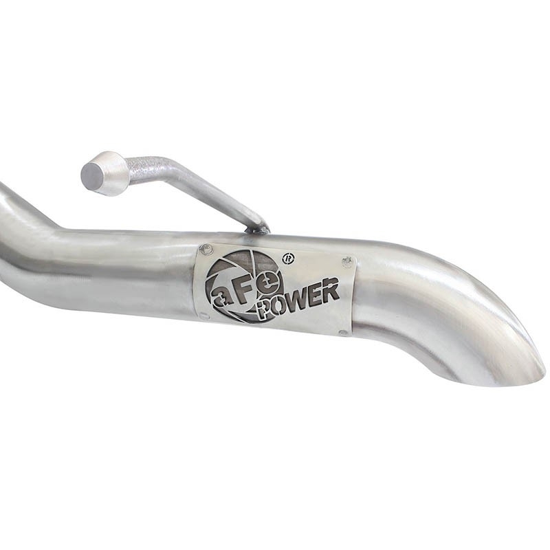 aFe Power | MACH Force-Xp 2-1/2 IN 409 Stainless Steel Cat-Back Exhaust w/14 IN muffler - Wrangler (JK) / Wrangler (JL) 3.6L ...
