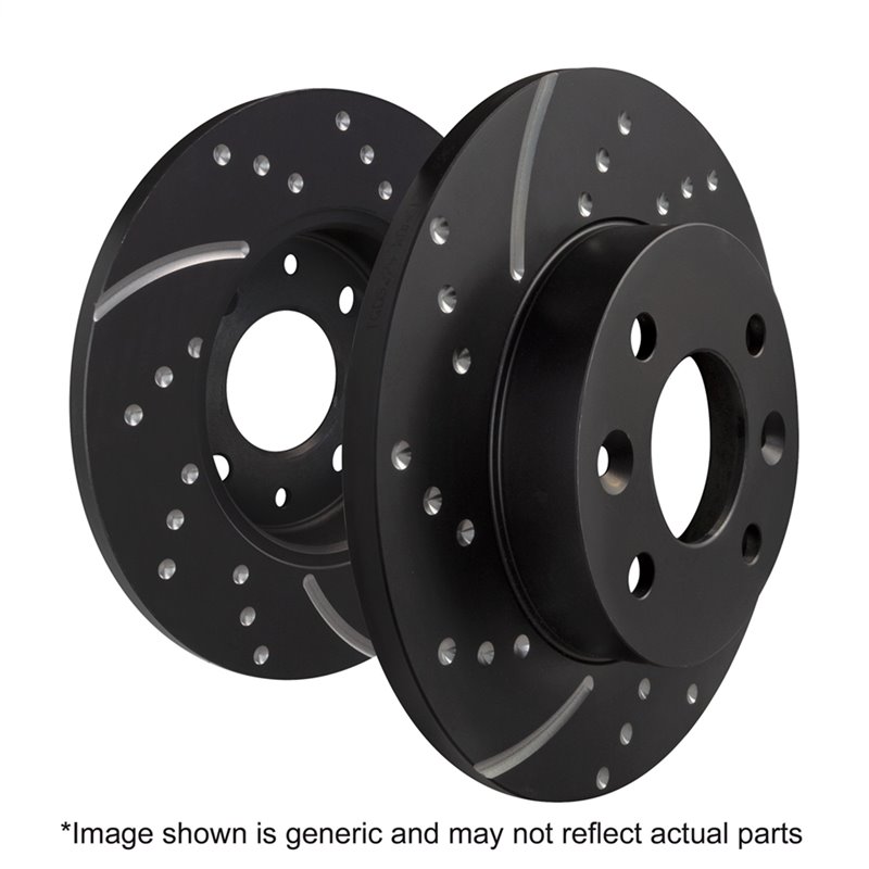 EBC Brakes | 3GD Series Sport Slotted Rotors - Rear - Wrangler (4xe) / Wrangler (JL) 2018-2022 EBC Brakes Brake Rotors