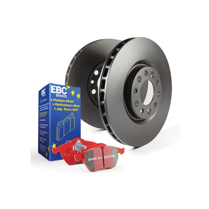 EBC Brakes | S12 Kits Redstuff and RK Rotors - Front - CR-Z 1.5L 2011-2015 EBC Brakes Brake Kits