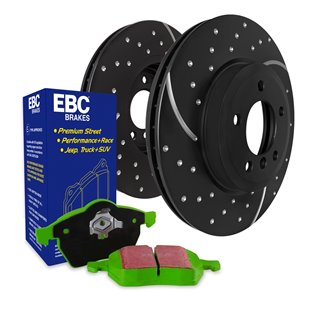 EBC Brakes | S3 Kits Greenstuff 6000 and GD Rotors Truck/SUV - Rear - Wrangler (4xe) / Wrangler (JL) 2018-2022 EBC Brakes Bra...