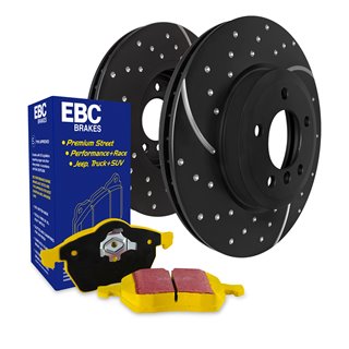EBC Brakes | S5 Kits Yellowstuff And GD Rotors - Front - Jetta 1.4T / 2.0L 2010-2021 EBC Brakes Brake Kits