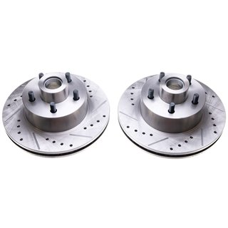 PowerStop | Evolution Performance Disc Brake Rotor Set - Front - Challenger / Barracuda / GTX / Road Runner 1970-1972 PowerSt...