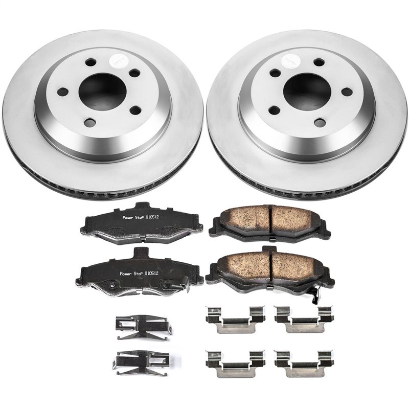 PowerStop | Z17 Evolution Disc Brake Pad & Rotor Kit - Rear - Camaro / Firebird 3.8L / 5.7L 1998-2002 PowerStop Brake Kits