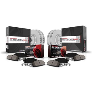 PowerStop | Z23 Evolution Sport Disc Brake Pad & Rotor Kit - Avant & Arrière - C230 / C240 2001-2005
