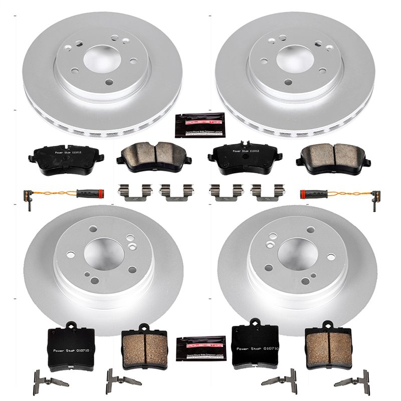 PowerStop | Z23 Evolution Sport Disc Brake Pad & Rotor Kit - Avant & Arrière - C230 / C240 2001-2005