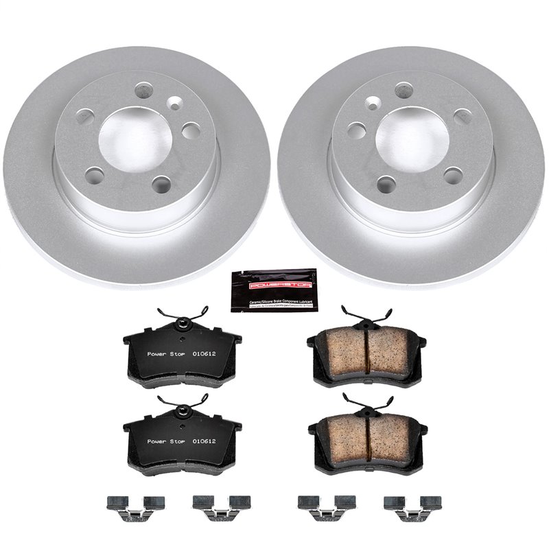 PowerStop | Z23 Evolution Sport Disc Brake Pad & Rotor Kit - Rear - TT Quattro 1.8T 2000-2006 PowerStop Brake Kits