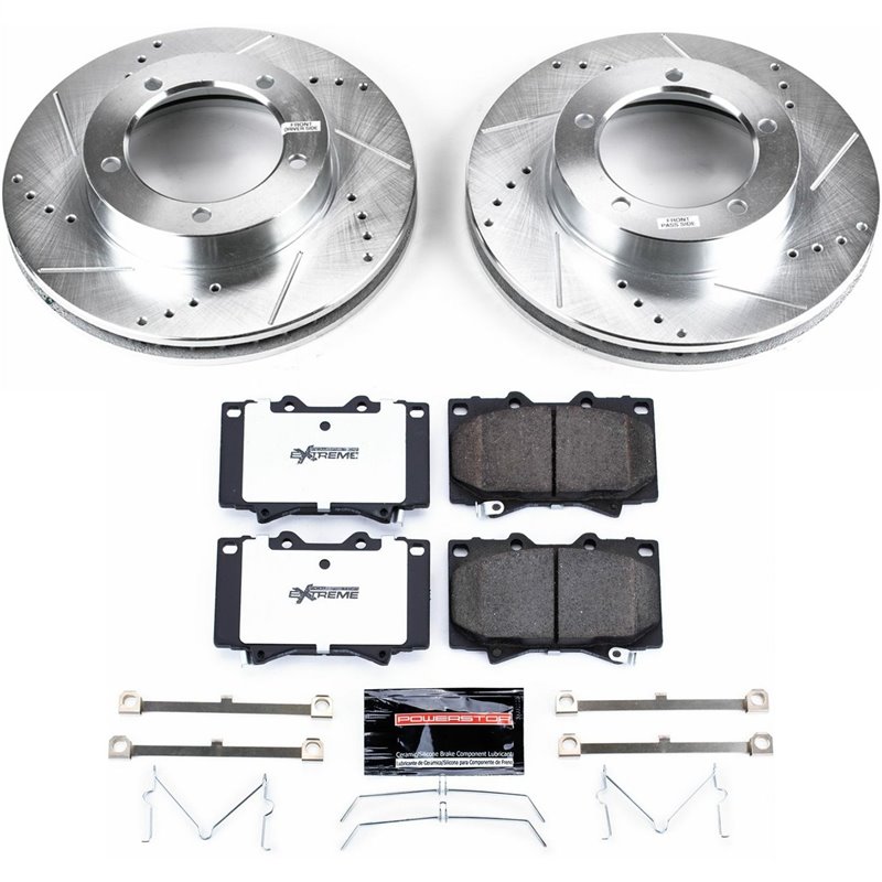 PowerStop | Z36 Severe-Duty Disc Brake Pad & Rotor Kit - Avant - LX470 Base 4.7L 2000-2007