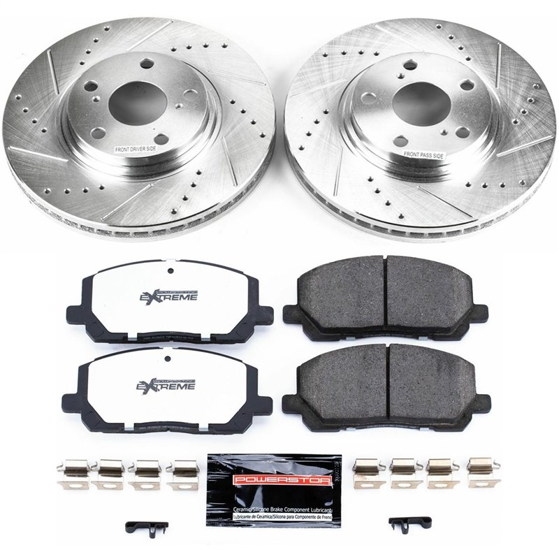 PowerStop | Z36 Severe-Duty Disc Brake Pad & Rotor Kit - Avant - Highlander 2.4L / 3.0L / 3.3L 2001-2007