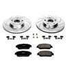 PowerStop | Z23 Evolution Sport Disc Brake Pad & Rotor Kit - Avant - ES300 Base / ES330 3.0L / 3.3L 2002-2006