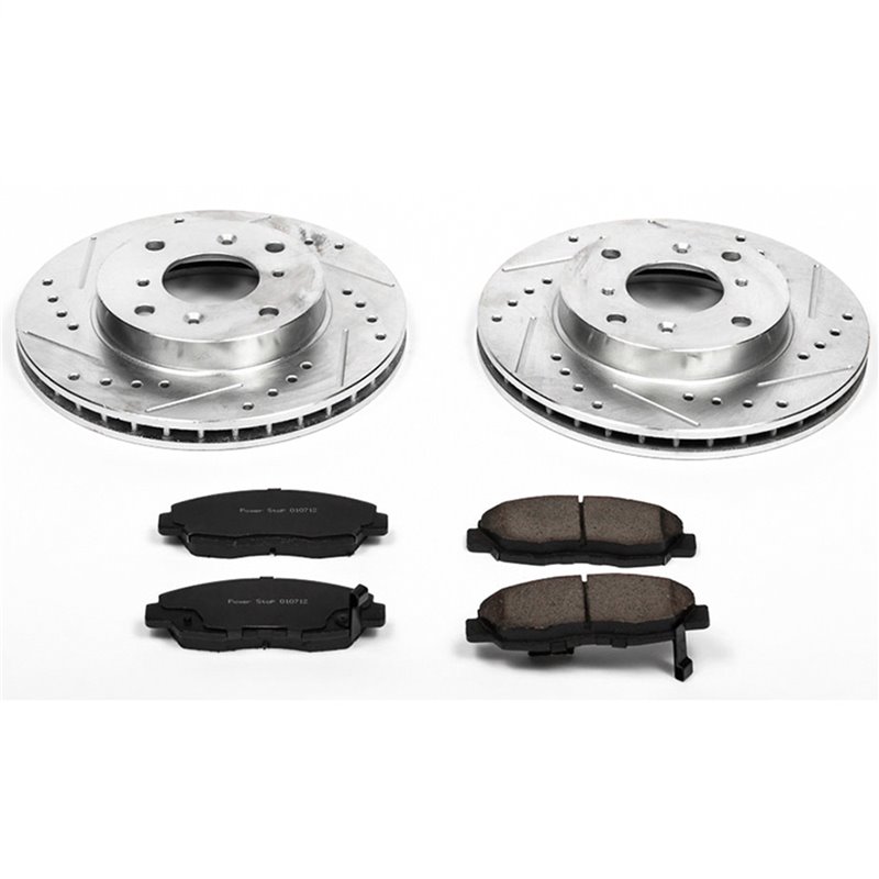 PowerStop | Z23 Evolution Sport Disc Brake Pad & Rotor Kit - Avant - Accord 2.3L 2000-2002