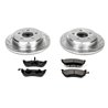 PowerStop | Z23 Evolution Sport Disc Brake Pad & Rotor Kit - Rear - Crown Victoria / Town Car / Grand Marquis 4.6L 1998-2002 ...