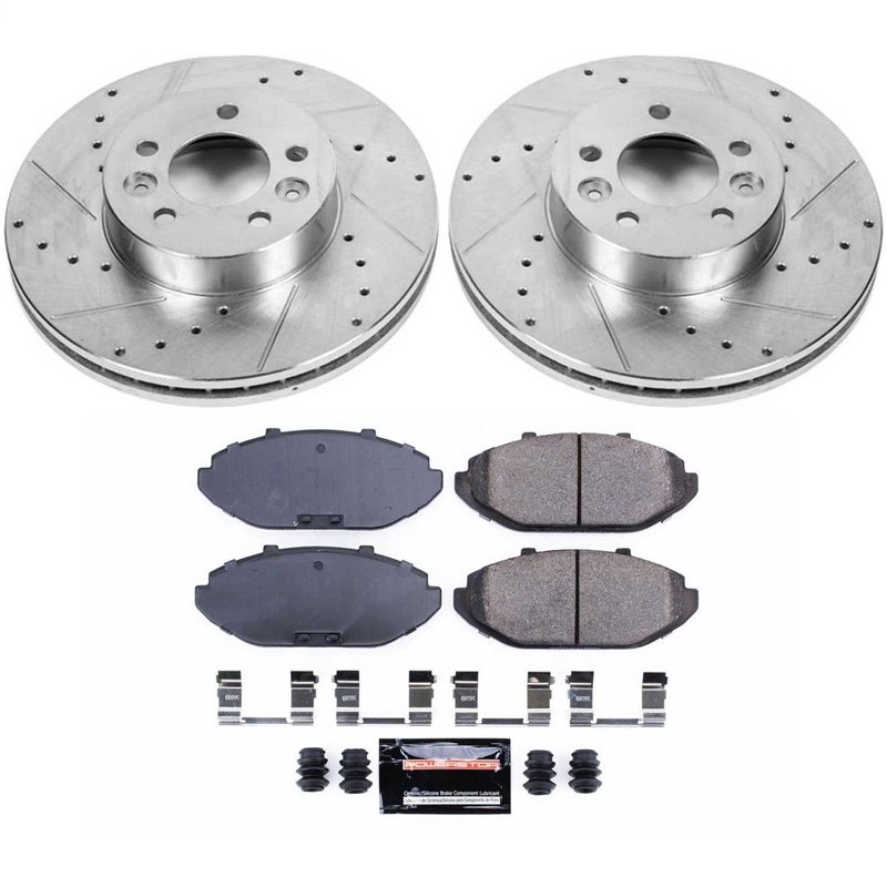 PowerStop | Z23 Evolution Sport Disc Brake Pad & Rotor Kit - Avant - Crown Victoria / Town Car / Grand Marquis 4.6L 1998-2002