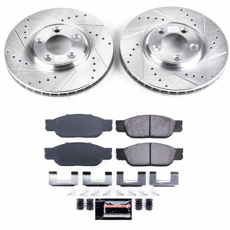 PowerStop | Z23 Evolution Sport Disc Brake Pad & Rotor Kit - Avant - Thunderbird / S-Type / LS 2000-2006