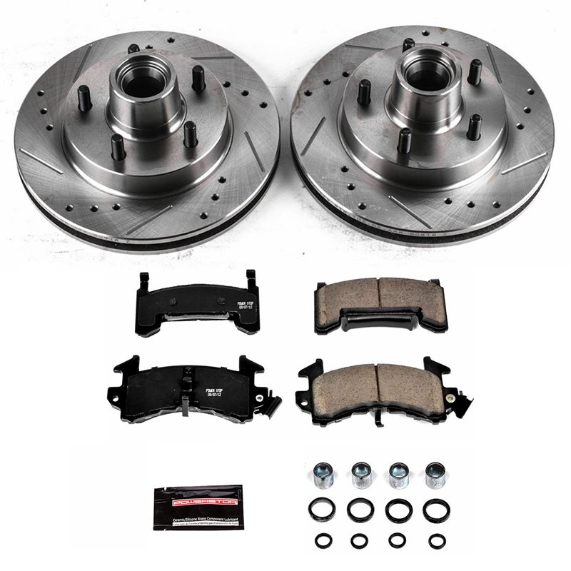 PowerStop | Z23 Evolution Sport Disc Brake Pad & Rotor Kit - Avant - Chevrolet / GMC / Pontiac 1982-1995