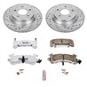PowerStop | Z26 Street Warrior Disc Brake Pad & Rotor Kit - Avant - Corvette 5.7L 1988-1995