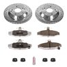 PowerStop | Z26 Street Warrior Disc Brake Pad & Rotor Kit - Arrière - Corvette 5.7L 1988-1996