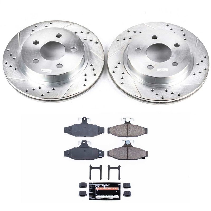 PowerStop | Z23 Evolution Sport Disc Brake Pad & Rotor Kit - Rear - Camaro / Firebird 1993-1997 PowerStop Brake Kits