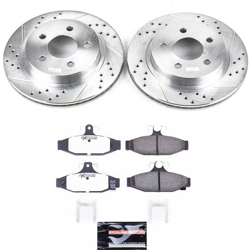 PowerStop | Z26 Street Warrior Disc Brake Pad & Rotor Kit - Arrière - Camaro / Firebird 1993-1997