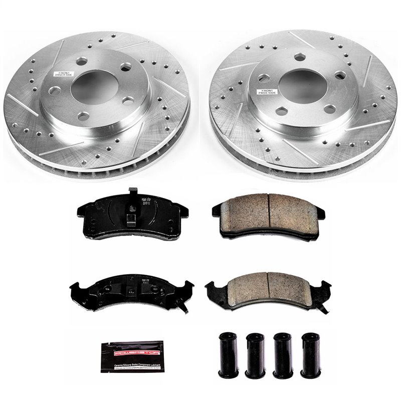 PowerStop | Z23 Evolution Sport Disc Brake Pad & Rotor Kit - Front - Camaro / Firebird 3.4L / 5.7L 1993 PowerStop Brake Kits