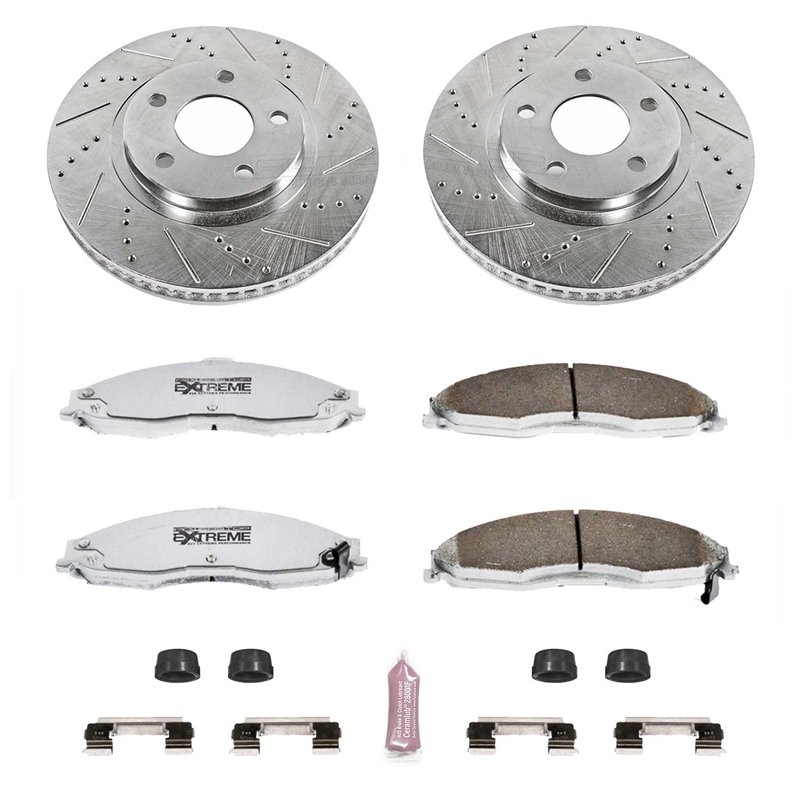 PowerStop | Z26 Street Warrior Disc Brake Pad & Rotor Kit - Avant - Camaro / Firebird 3.8L / 5.7L 1998-2002