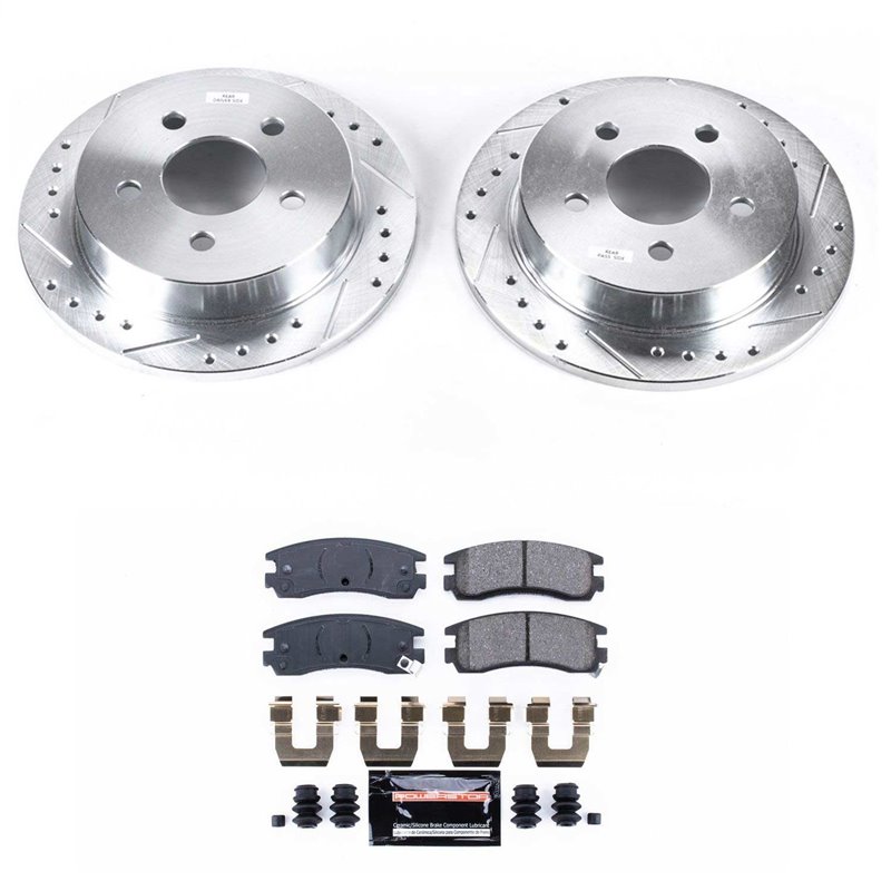 PowerStop | Z23 Evolution Sport Disc Brake Pad & Rotor Kit - Arrière - Buick / Chevrolet / Oldsmobile / Pontiac 2000-2005