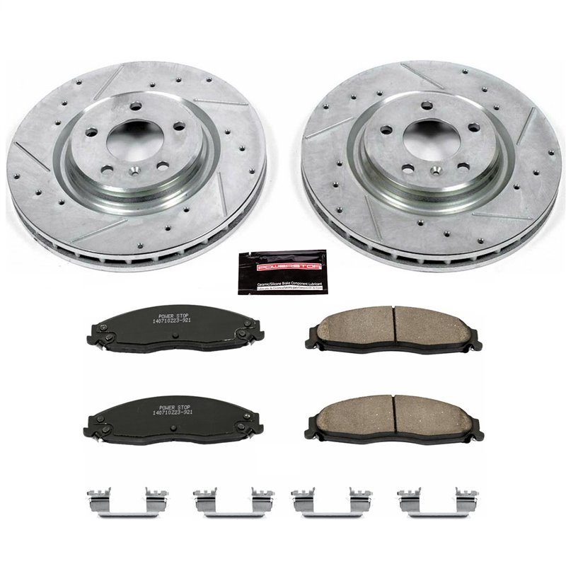 PowerStop | Z23 Evolution Sport Disc Brake Pad & Rotor Kit - Front - Grand Prix GXP 5.3L 2005-2008 PowerStop Brake Kits