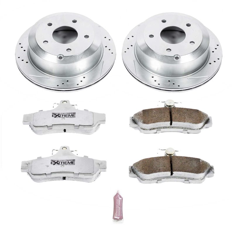 PowerStop | Z26 Street Warrior Disc Brake Pad & Rotor Kit - Rear - GTO Base 6.0L 2005-2006 PowerStop Brake Kits