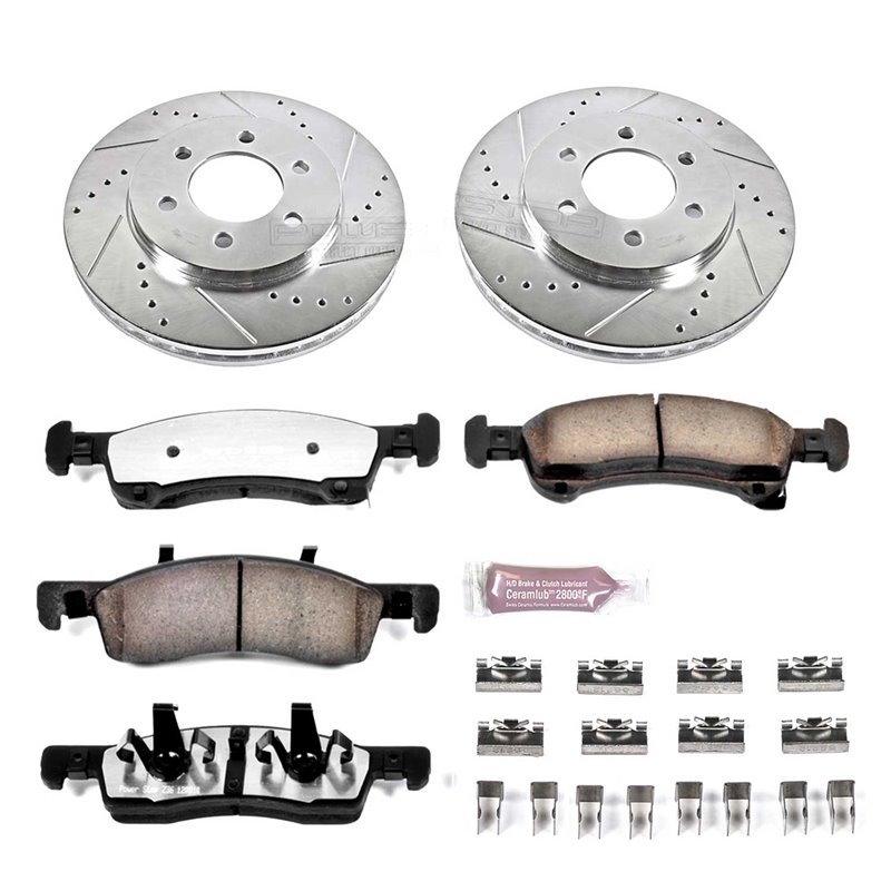 PowerStop | Z36 Severe-Duty Disc Brake Pad & Rotor Kit - Avant - Expedition / Navigator 4.6L / 5.4L 2002-2006