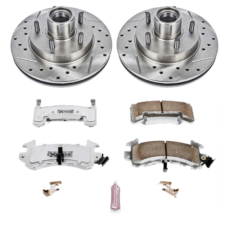PowerStop | Z26 Street Warrior Disc Brake Pad & Rotor Kit - Avant - S10 Pickup / Sonoma 2.2L / 4.3L 1994-2003