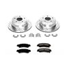 PowerStop | Z23 Evolution Sport Disc Brake Pad & Rotor Kit - Rear - Chevrolet / GMC / Oldsmobile 4.3L / 2.2L 1998-2005 PowerS...
