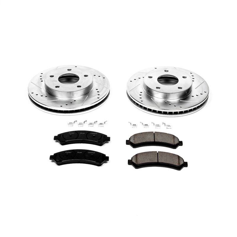 PowerStop | Z23 Evolution Sport Disc Brake Pad & Rotor Kit - Front - Chevrolet / GMC / Oldsmobile 1998-2005 PowerStop Brake Kits