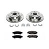 PowerStop | Z23 Evolution Sport Disc Brake Pad & Rotor Kit - Rear - Chevrolet / GMC 4.2L / 4.3L 2000-2005 PowerStop Brake Kits