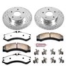 PowerStop | Z36 Severe-Duty Disc Brake Pad & Rotor Kit - Avant - Grand Cherokee 4.0L / 4.7L 1999-2004