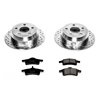 PowerStop | Z23 Evolution Sport Disc Brake Pad & Rotor Kit - Rear - Grand Cherokee 4.0L / 4.7L 1999-2004 PowerStop Brake Kits