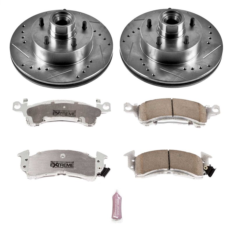 PowerStop | Z26 Street Warrior Disc Brake Pad & Rotor Kit - Avant - Camaro / Monte Carlo / Firebird / GTO 1970-1978