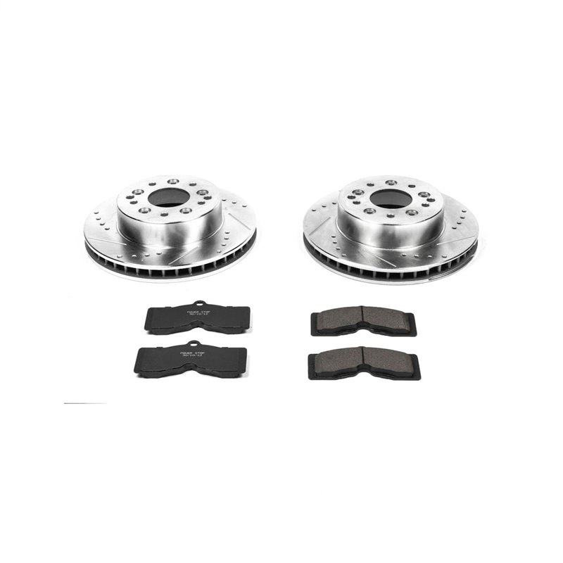 PowerStop | Z23 Evolution Sport Disc Brake Pad & Rotor Kit - Front/Rear - Camaro / Corvette 1963-1982 PowerStop Brake Kits